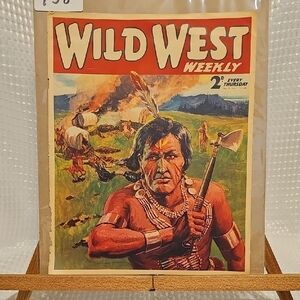 Wild West Weekly Vintage Magazine Cover 1938